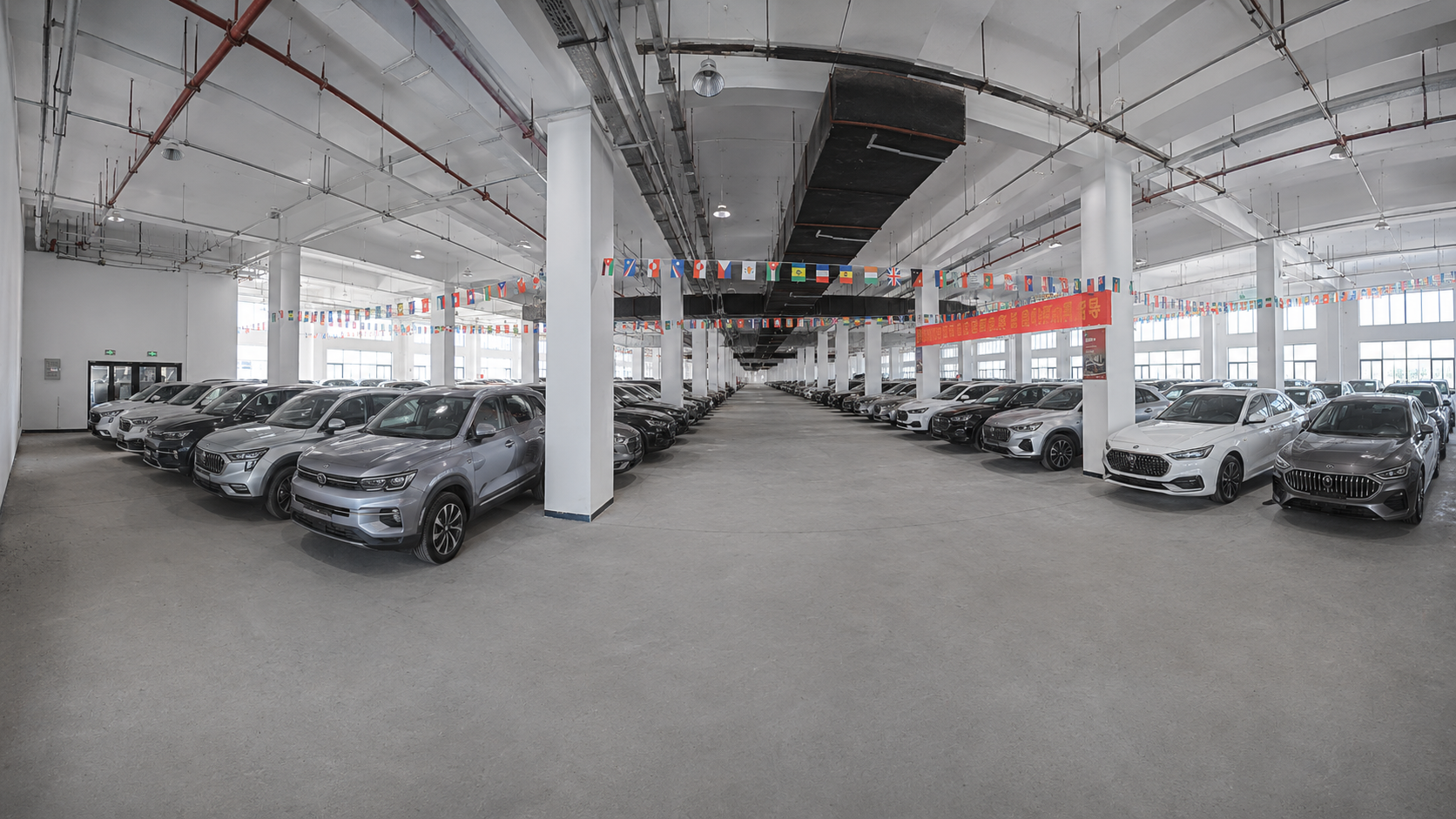 RevoPanda Horgos vehicle warehouse in Xinjiang
